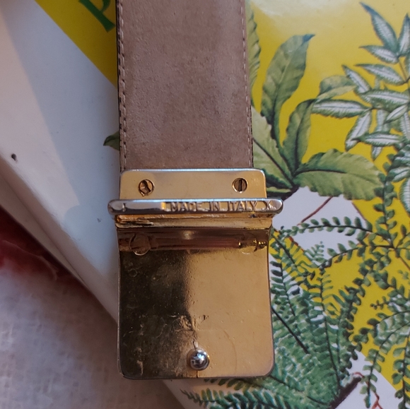 Vintage Pierre Cardin leather belt sz 40 - Picture 4 of 5